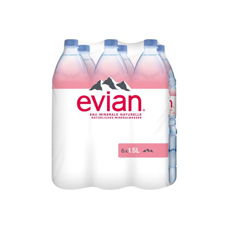 Evian ohne CO2 6 x 1.5l PET, large