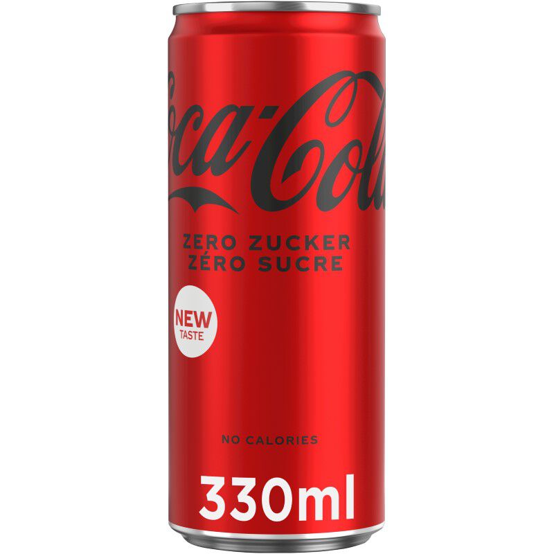 Coca-Cola zero Zucker 6 x 0.33l Dose, large