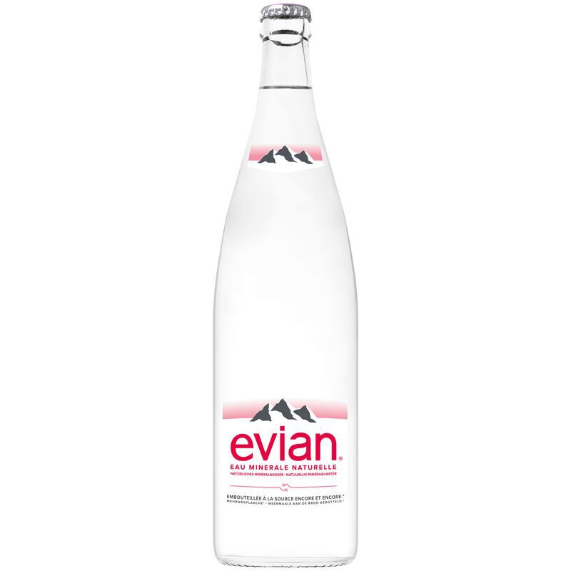 Evian ohne CO2 12 x 1l Glas, large