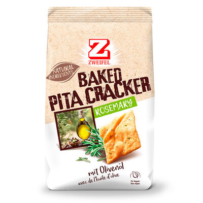 Baked Pita Cracker Rosemary
