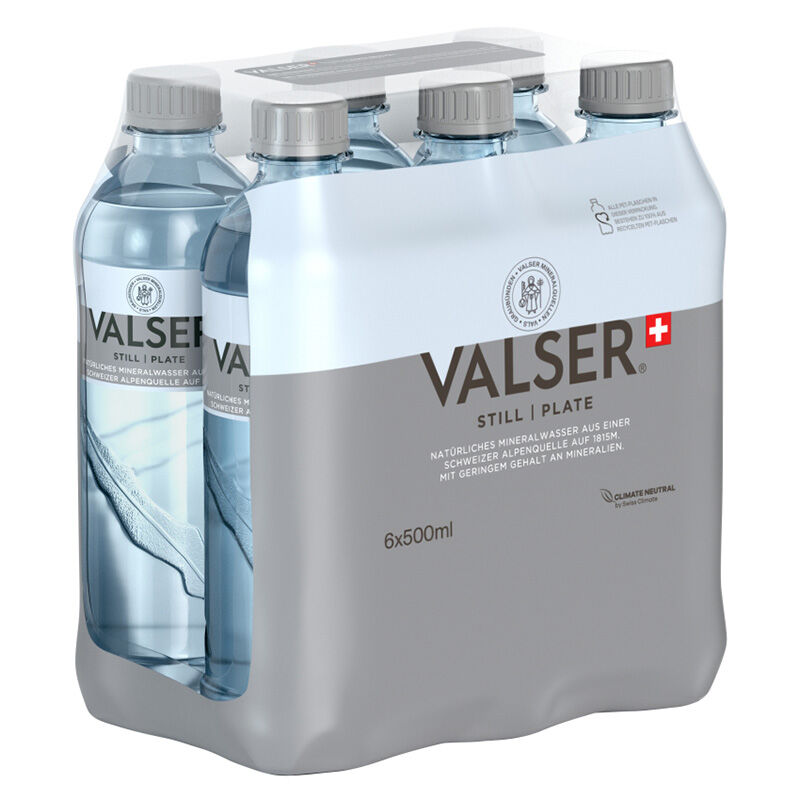 Valser Still 6 x 0.5l PET, large